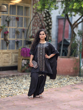 Drape dhoti black set